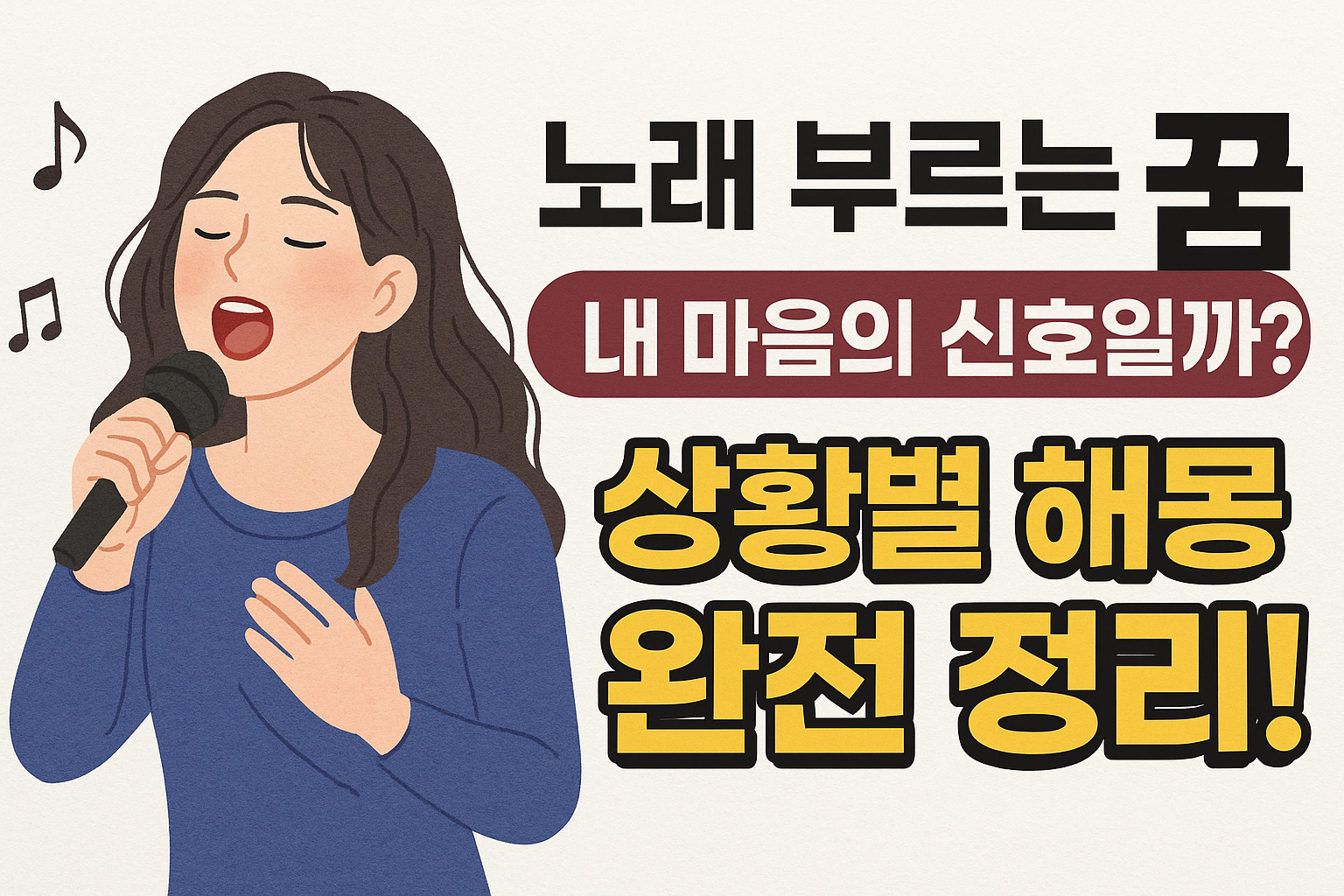 노래 부르는 꿈