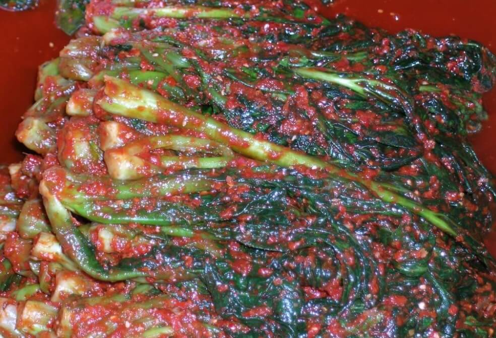 12월 제철음식 갓