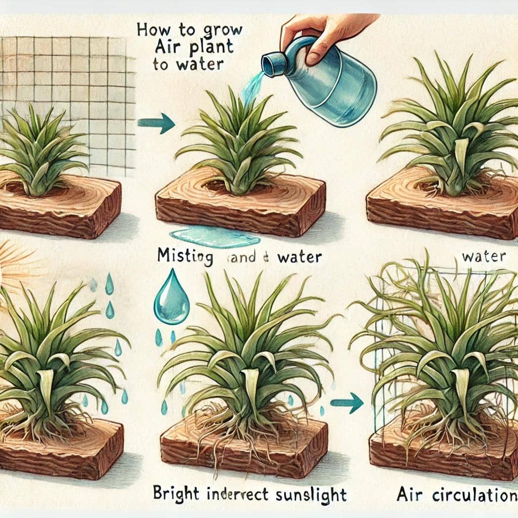 공중식물(틸란드시아) 키우기 방법