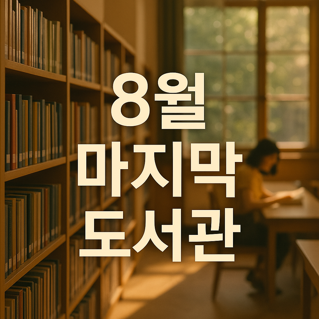 가볼만한 도서관 프로그램 추천
