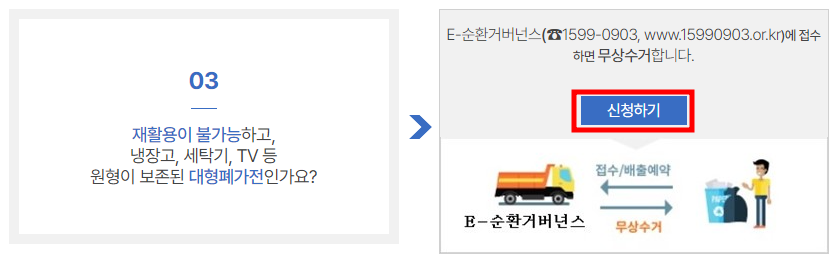 강동구 폐가전 무상방문 수거 서비스
