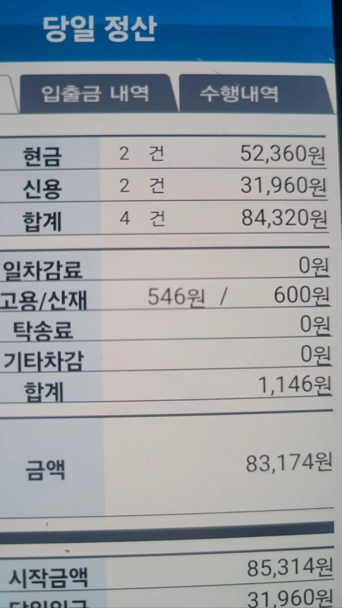 퀵서비스-하루수입