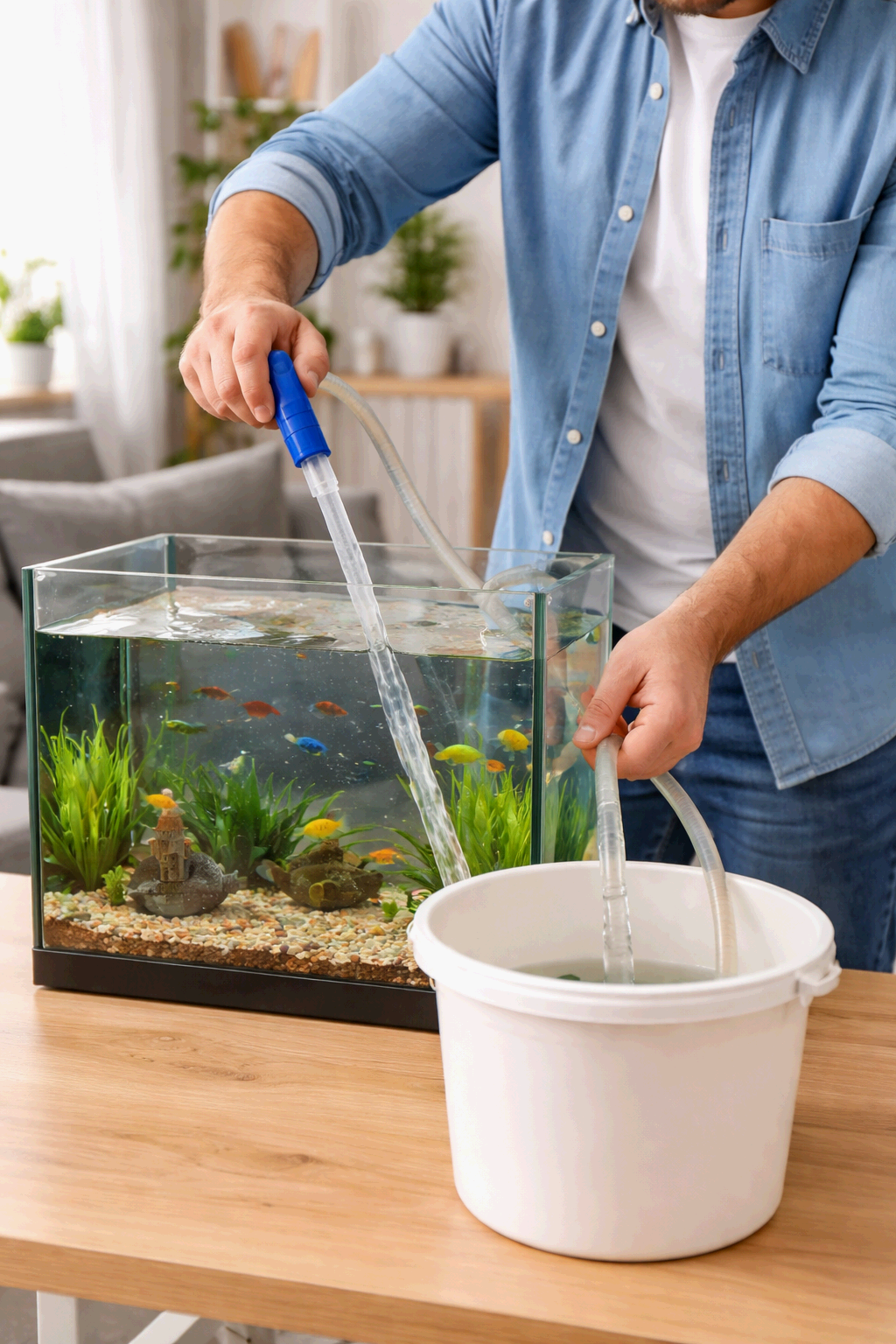 나노 어항 물갈이 완전 가이드: 수조 크기별 주기와 10%,20%,50% 기준, 계절별 조정법