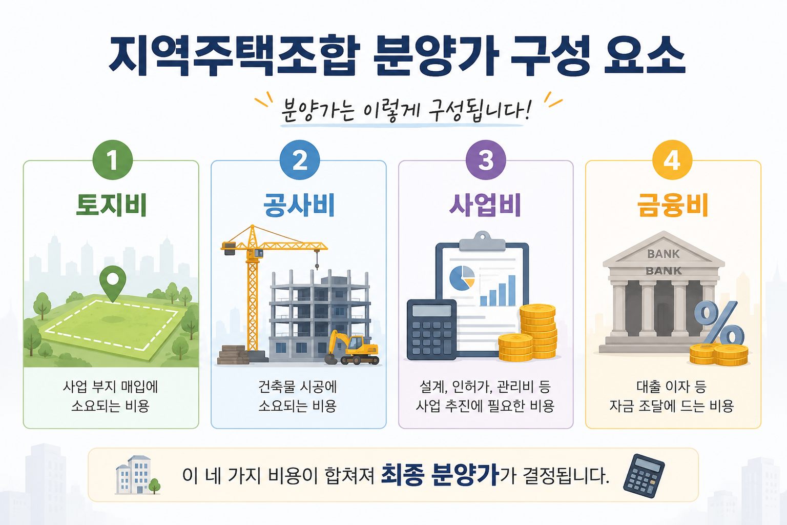 지역주택조합 분양가 인상 이유 5가지, 추가분담금 폭탄을 막는 해결책