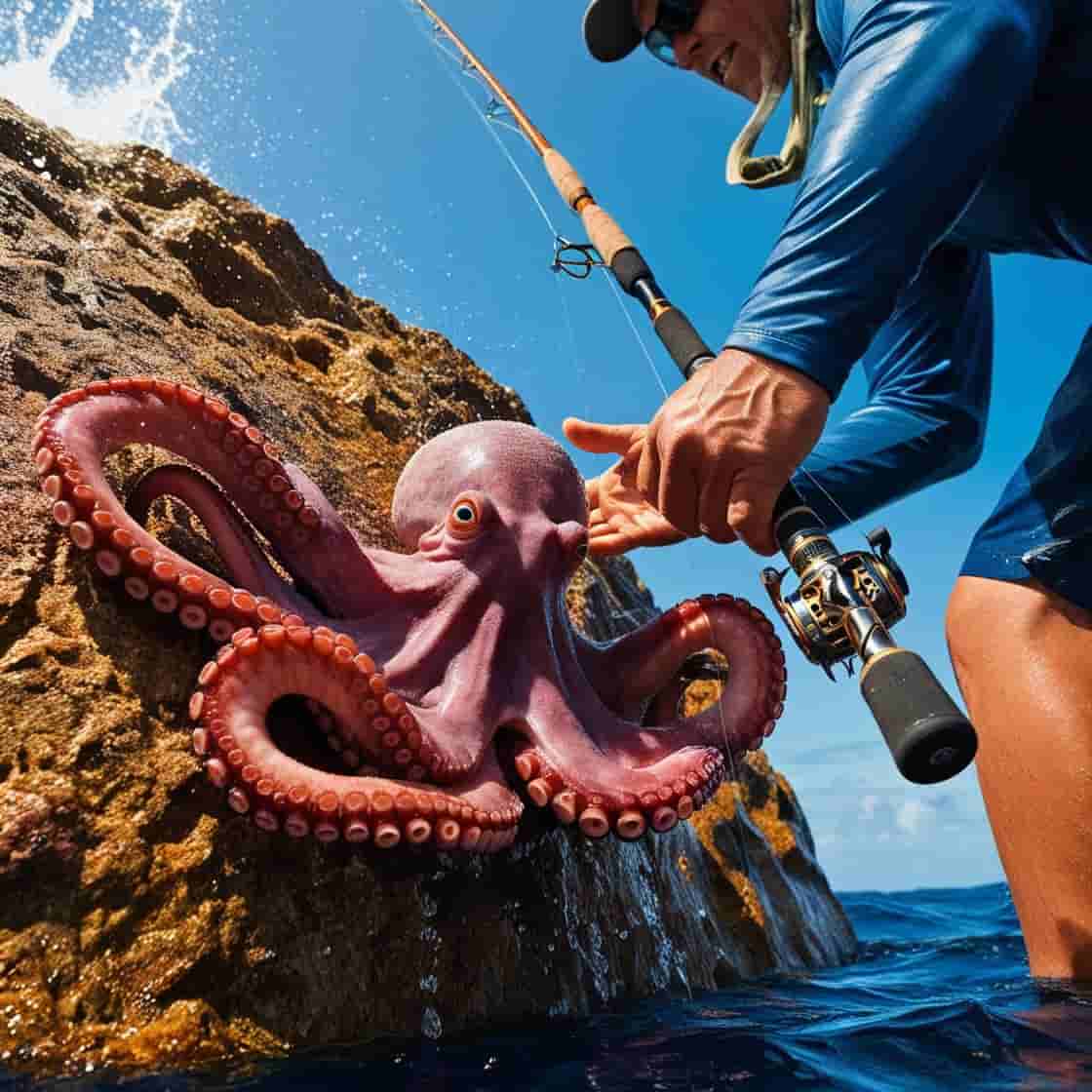 갯바위 문어 낚시