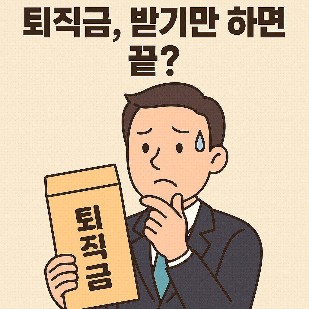 퇴직금, 받기만 하면 끝?? 세금과 운용의 진실