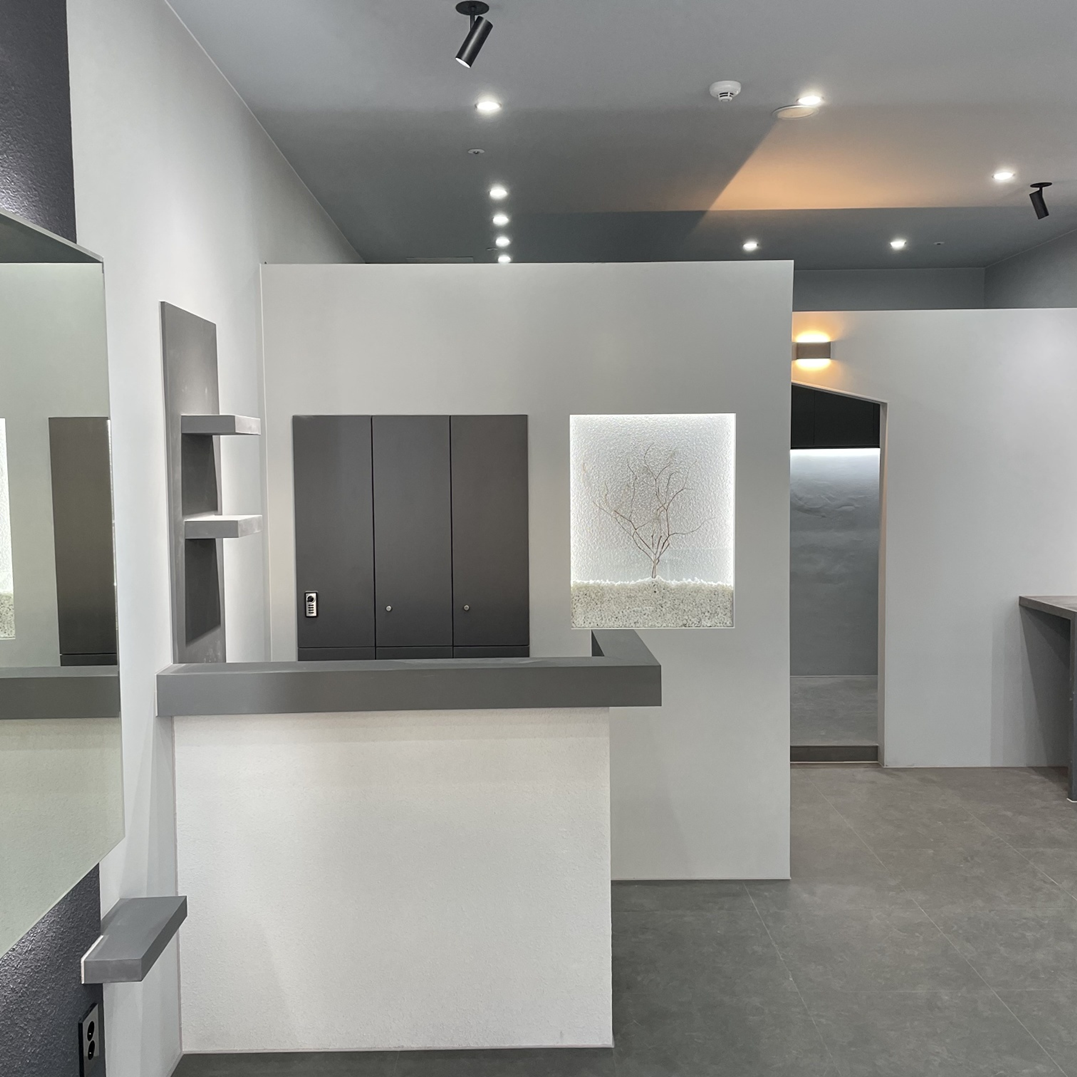 헤어샵리셉션인테리어