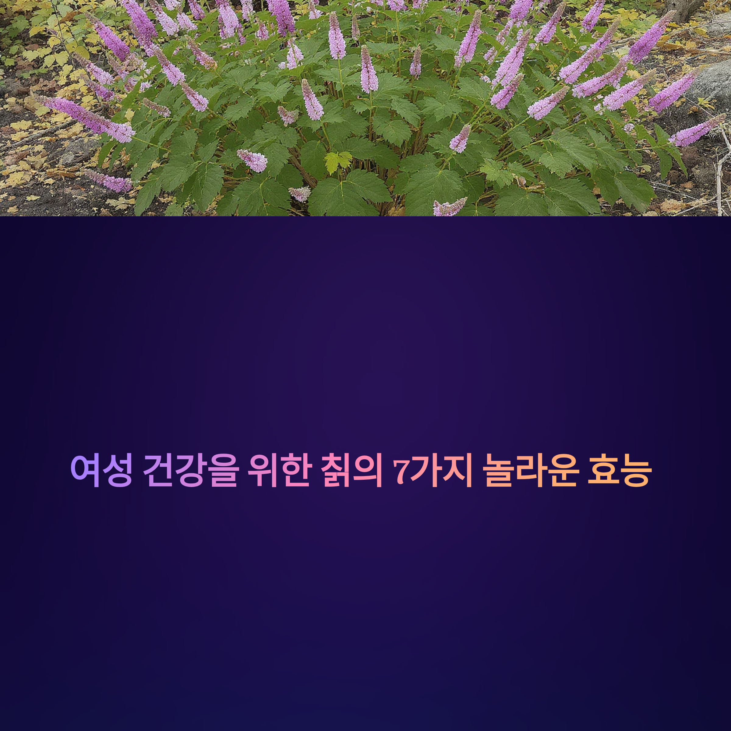 여성에게 꼭 필요한 칡의 놀라운 건강 효능