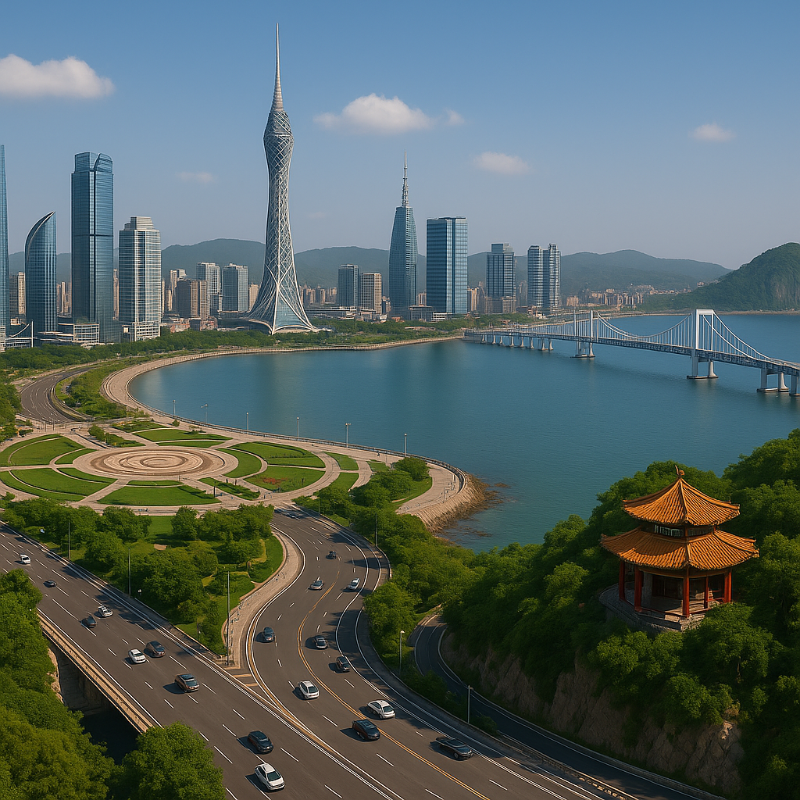 중국 북동부의 해양도시, 다롄