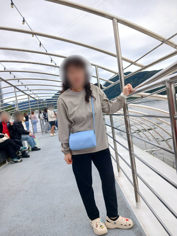 남이섬 2층 인증샷