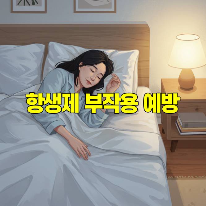 항생제 부작용과 예방