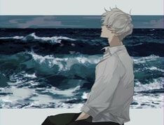 검은-파도를-바라보는-청년