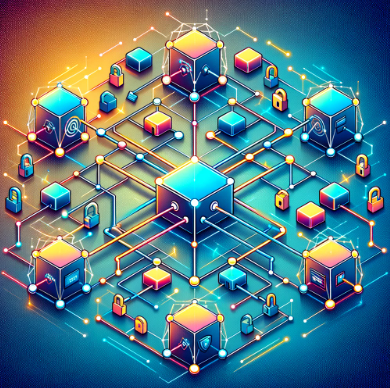 데이터를 탈중앙화 저장한 모습이다.