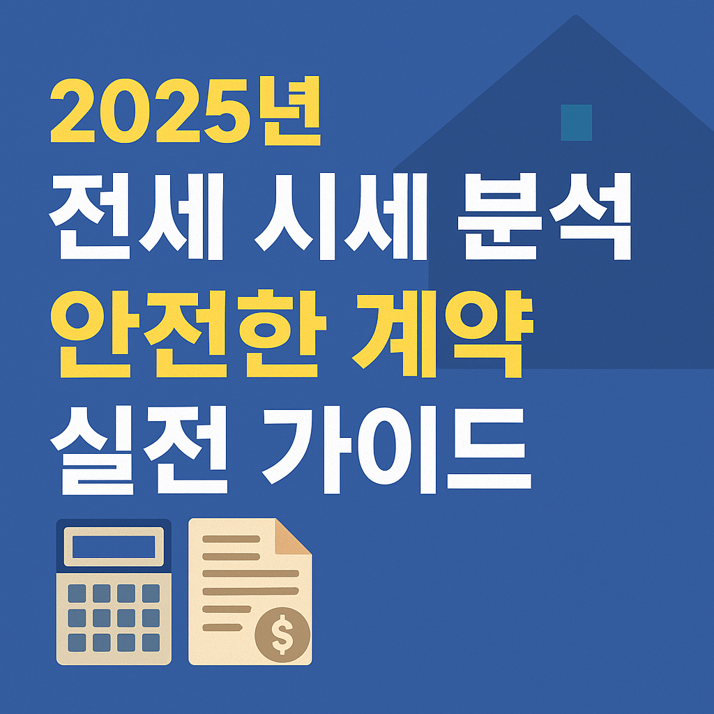 2025년 전세 시세 분석 + 안전한 계약 실전 가이드