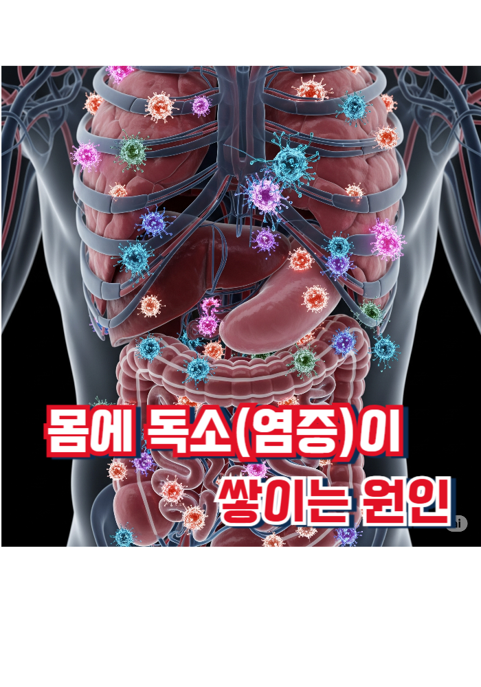 1.몸에 독소(염증)이 쌓이는 원인
