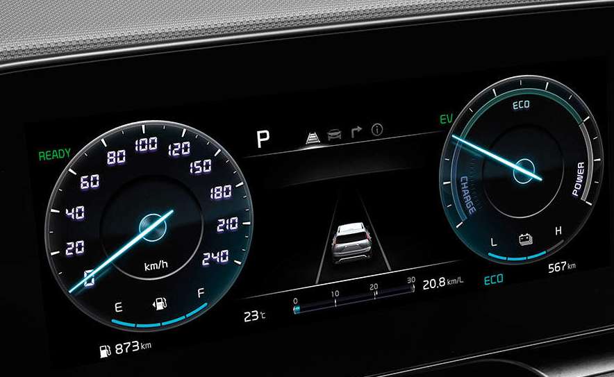 니로 하이브리드 디스플레이