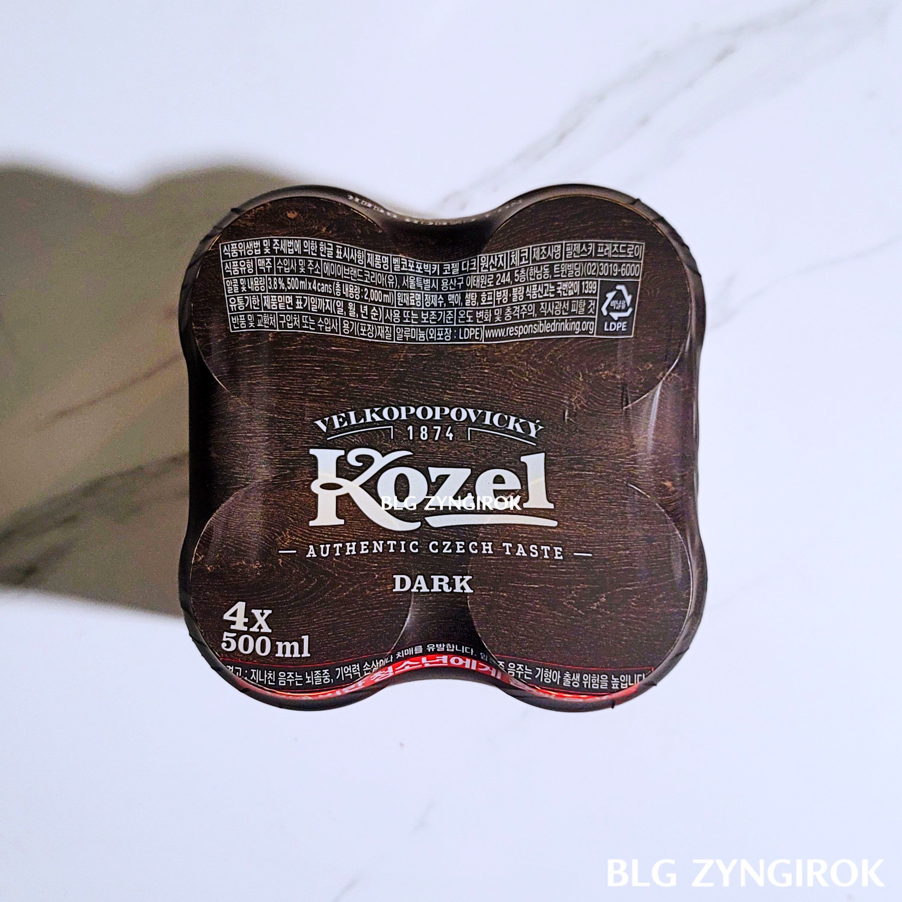 코젤-다크-4개-묶음-모습이다.