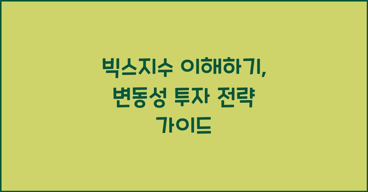 빅스지수
