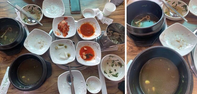 모든 음식을 다 먹어 빈 그릇