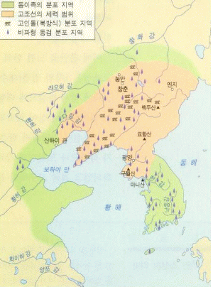 국사교과서에 실린 고조선 지도
