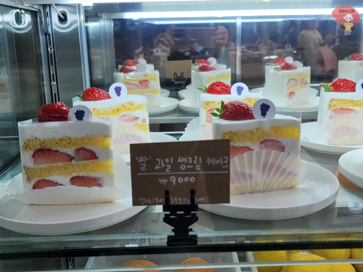 경기-양평-북한강뷰-쌀베이커리카페-그림정원-쌀-과일-생크림-케이크