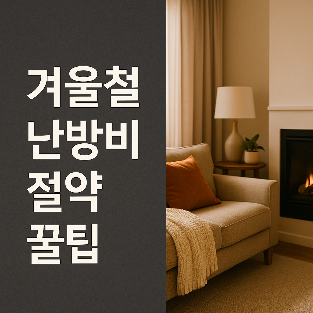 겨울철 난방비 절약 - 사진