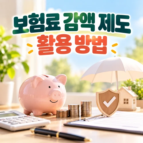 보험료 감액 제도 활용 방법