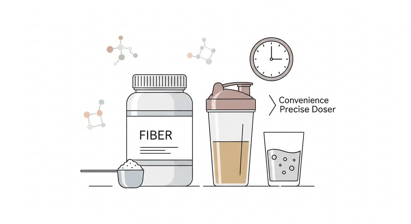 파우더형 식이섬유의 특성과 차이점 (차이)
