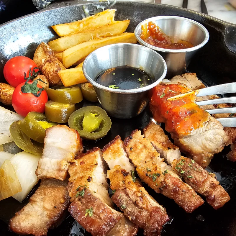 삽겹살 스테이크