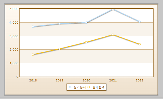 웹디자인기능사 실기시험 현황 설명하는 사진