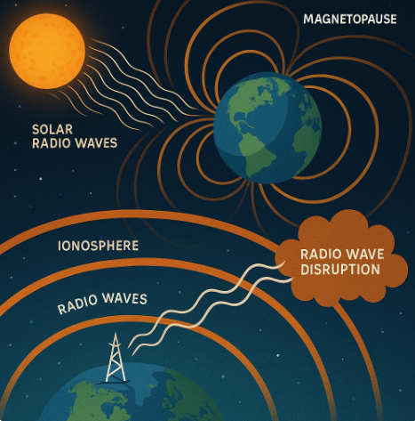 자기장과 우주전파 상관관계