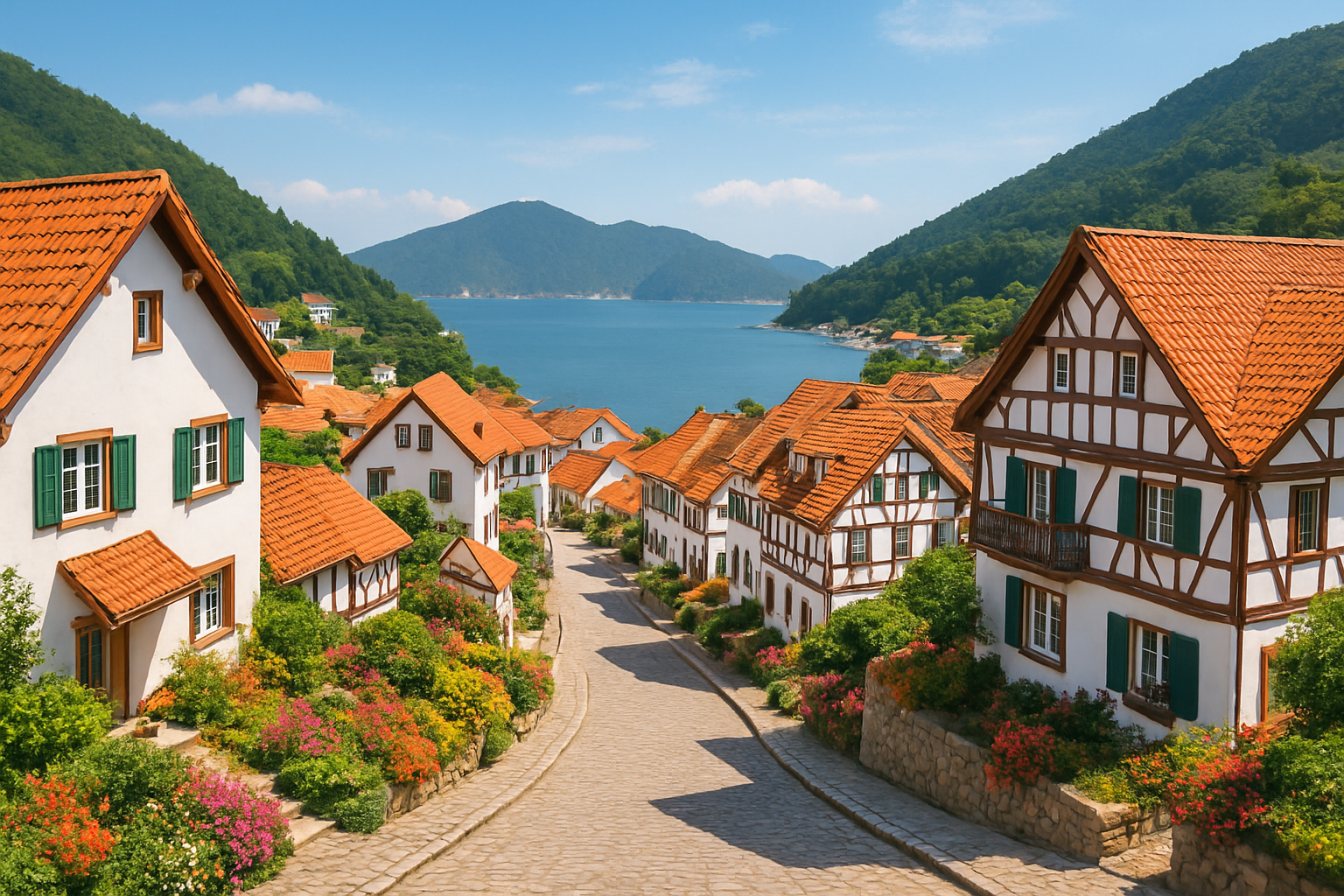 남해 독일마을 사진