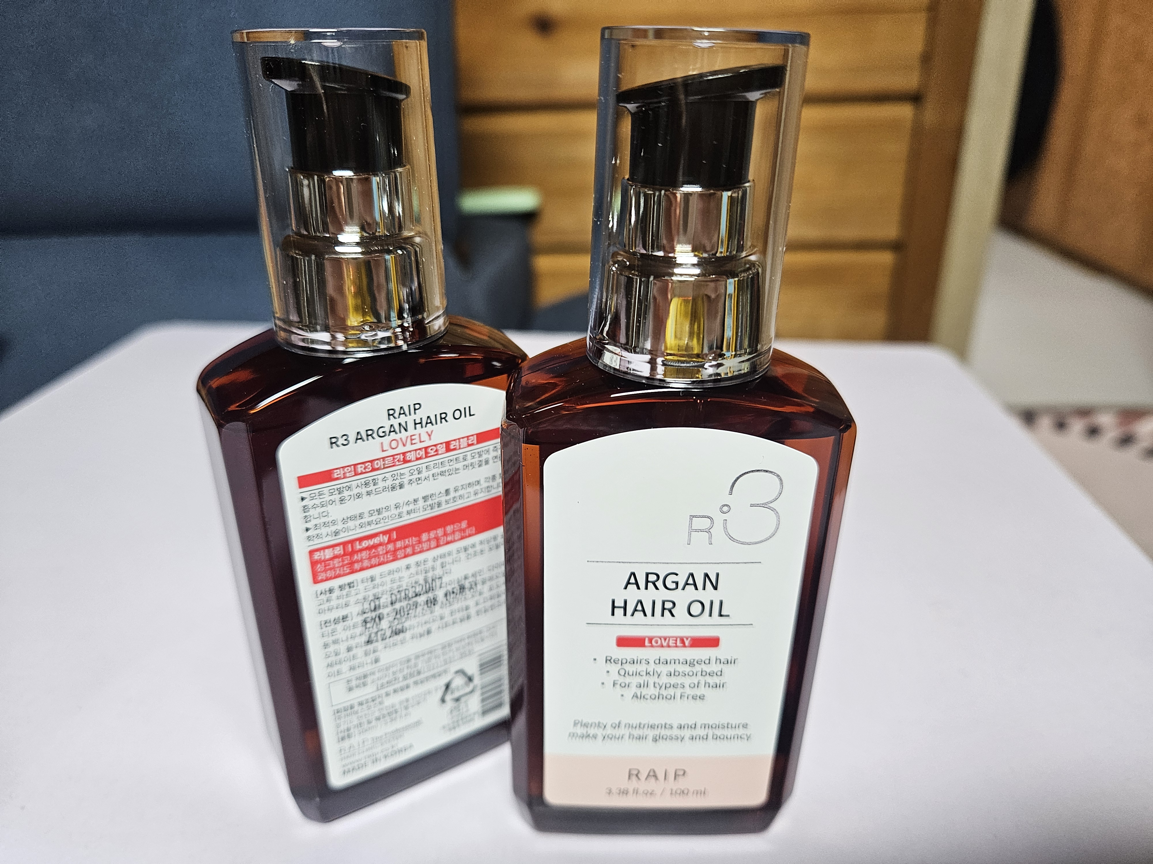 극손상모 살려준 라입 R3 아르간 헤어오일 솔직후기|러블리 향 사용리뷰 관련 사진