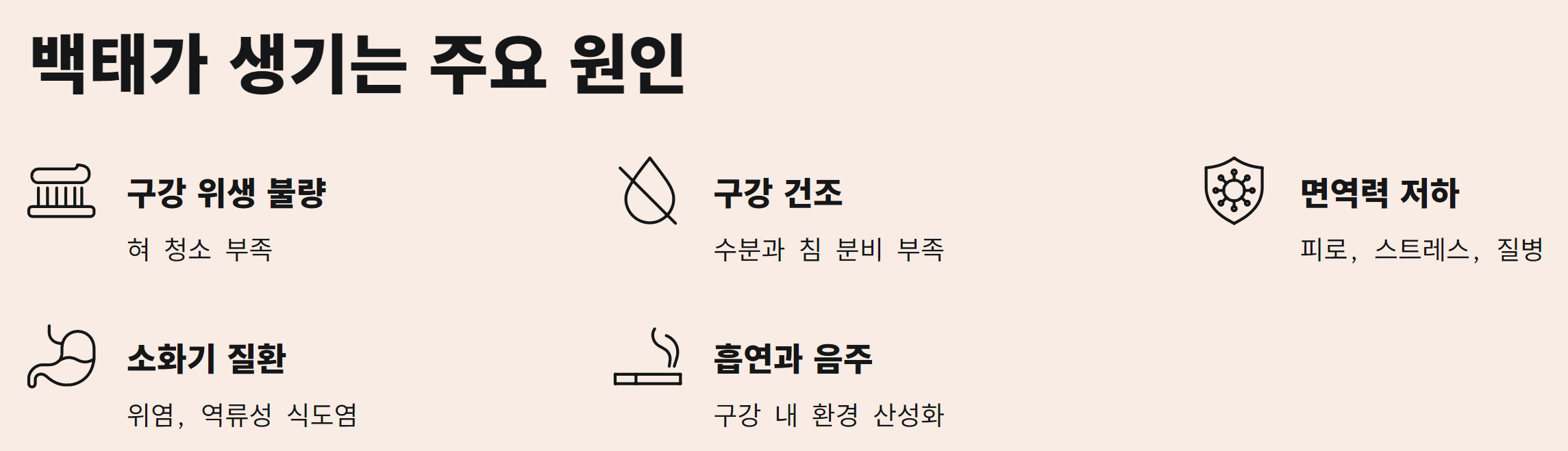 혓바닥 백태 생기는이유와 제거 방법