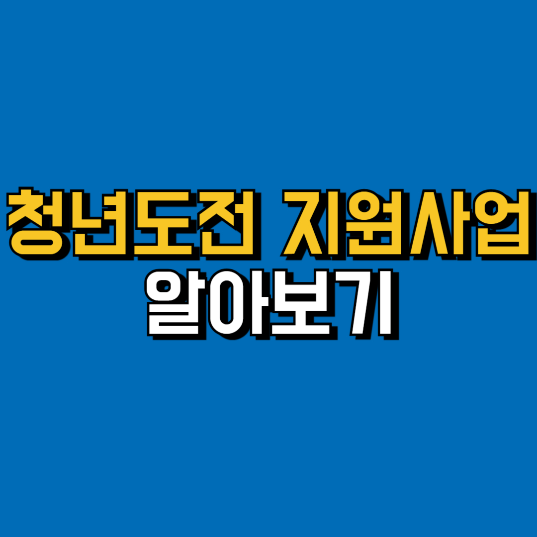 청년도전지원사업