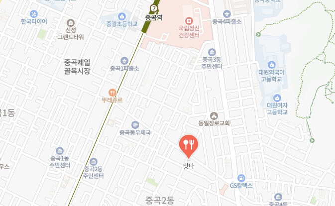 맛나-위치