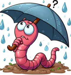 비 오는 날 지렁이 땅 위로 나오는 이유-1