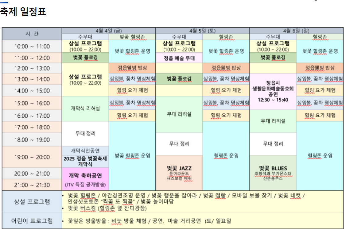 정읍벗꽃축제-사진2