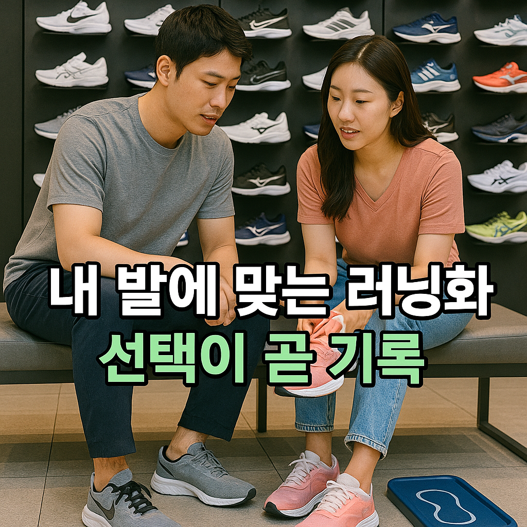 내 발에 맞는 러닝화 선택이 곧 기록