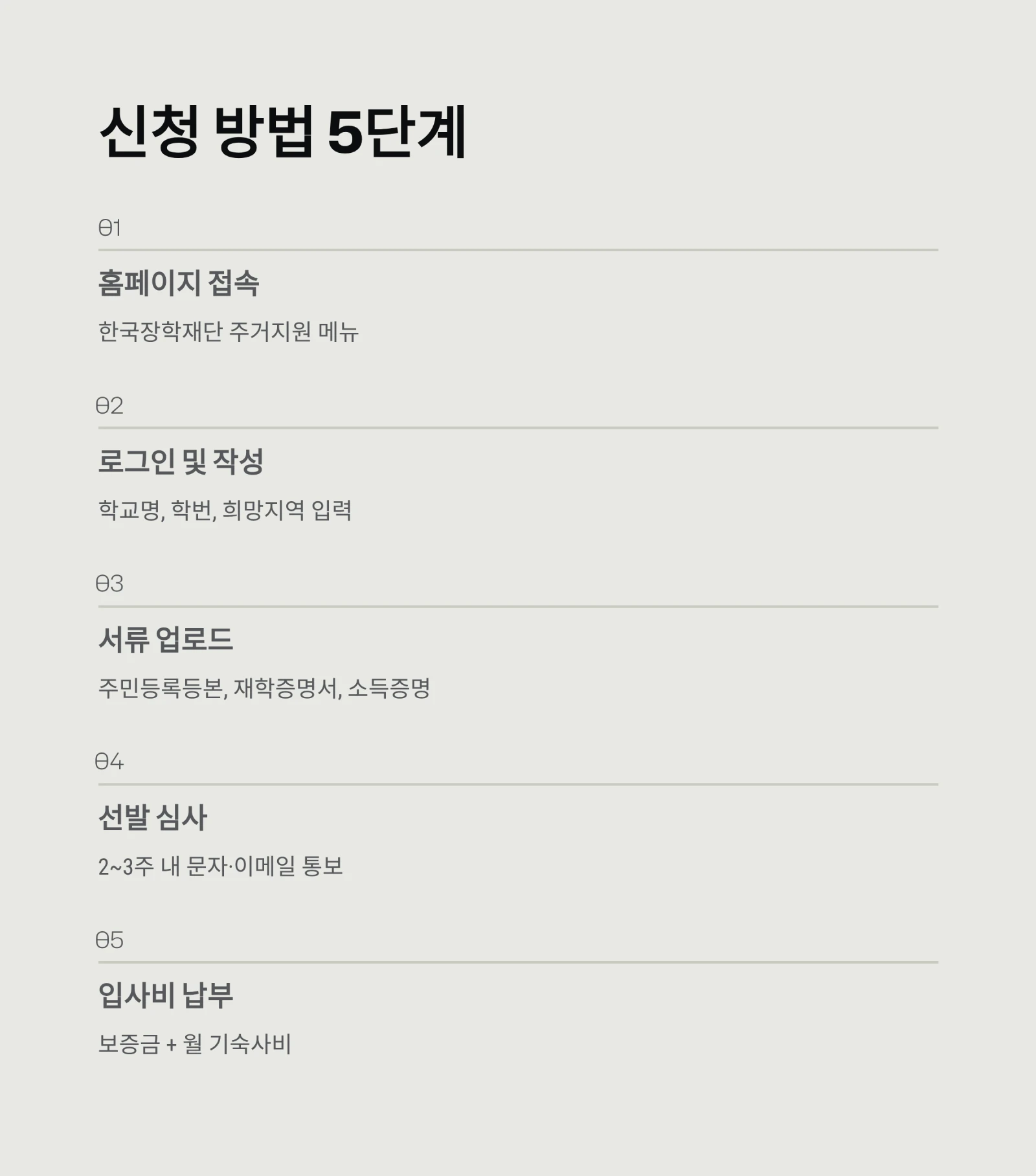 한국장학재단 행복기숙사 완벽 가이드 ❘ 입사 자격&middot;신청 방법&middot;비용 총정리 (2025 최신판)