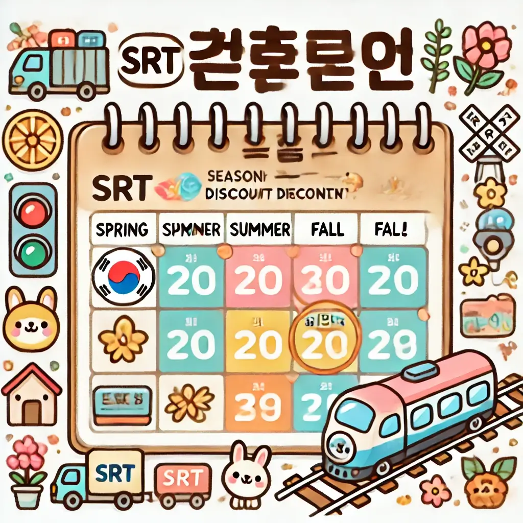 SRT 할인예매 꿀팁 총정리! 최대 70%까지 싸게 타는 법