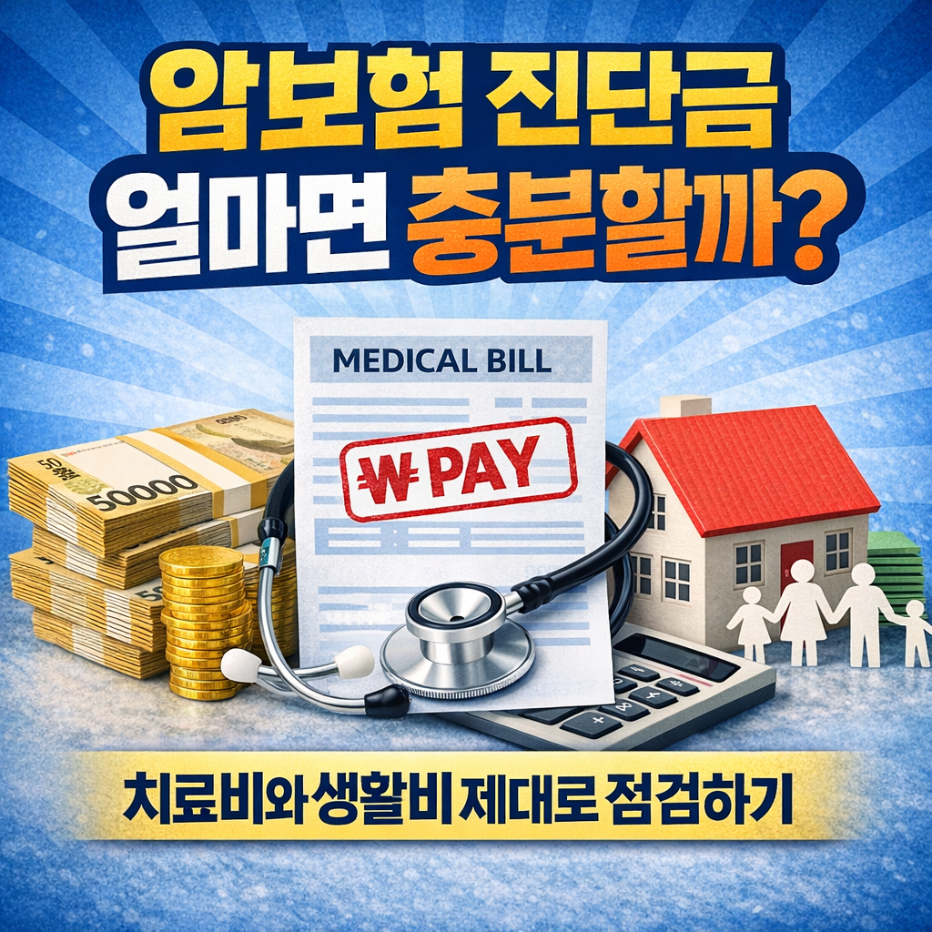 암보험 진단금 얼마면 충분할까?