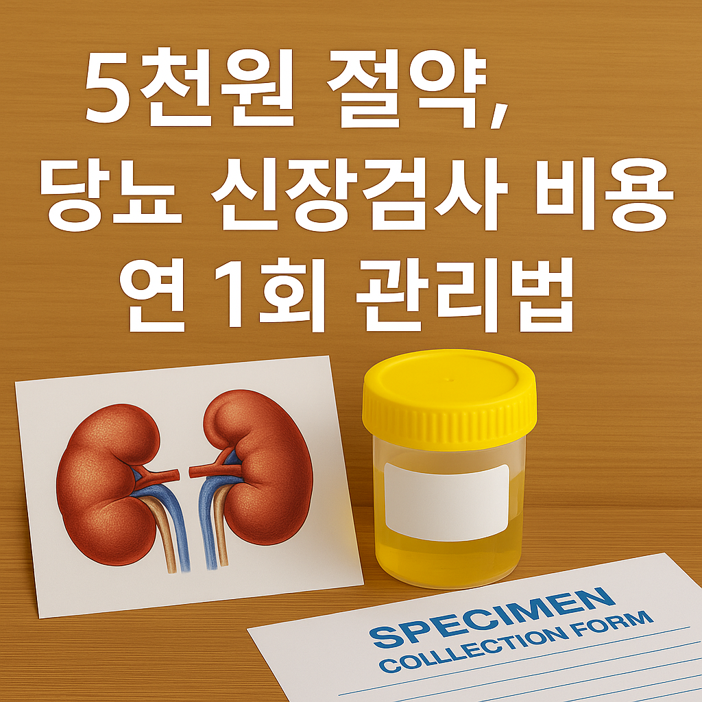 당뇨검사 신장검사비용