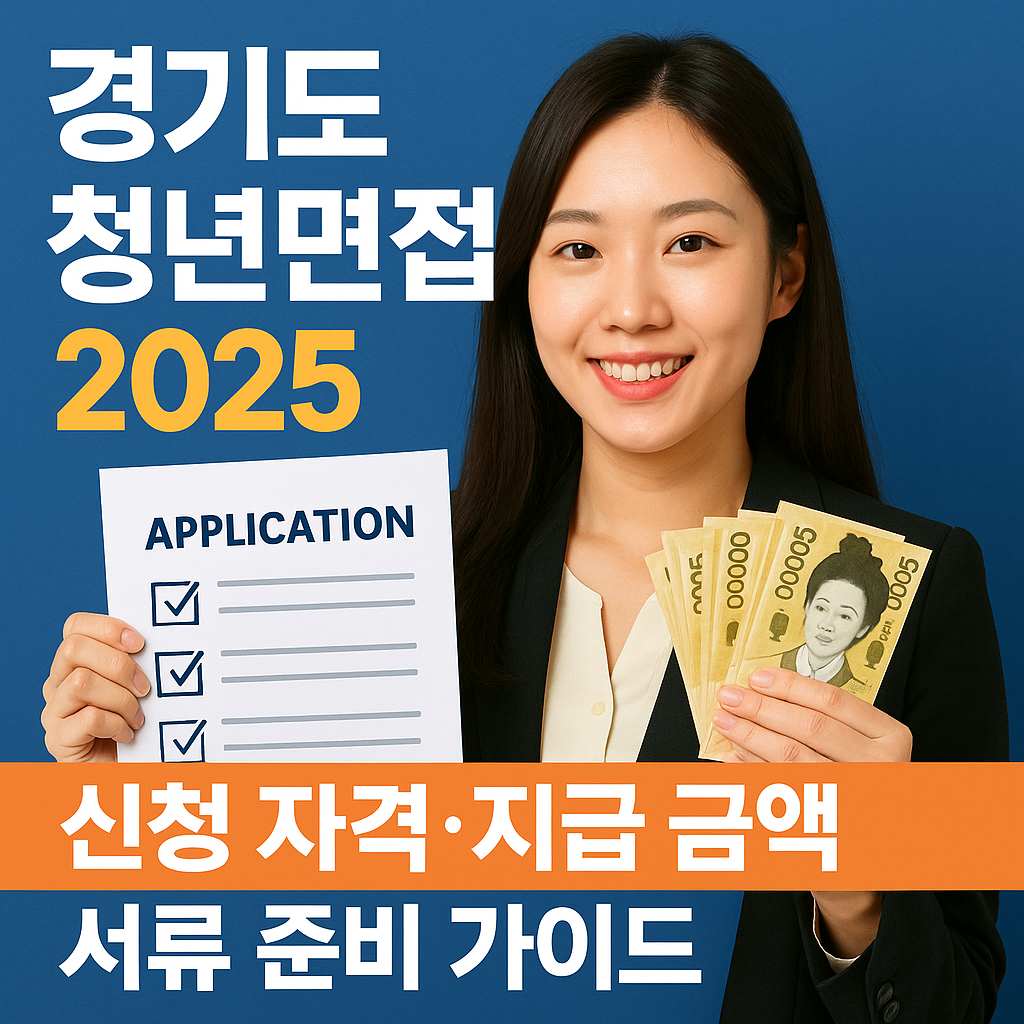 경기도 청년면접수당 2025 ｜ 신청 자격&middot;지급 금액&middot;서류 준비 가이드