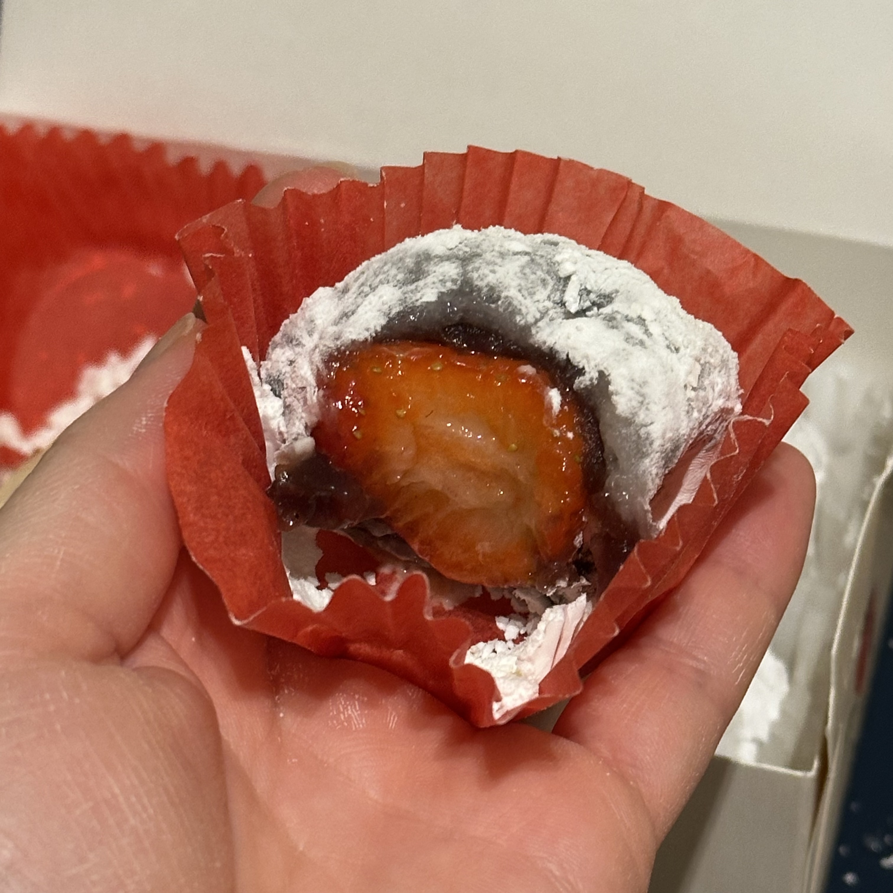 여수 삼대옥 딸기모찌 팥2