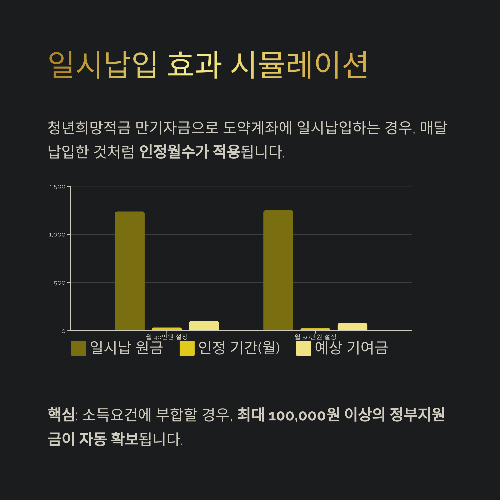 청년희망적금 만기 후 일시납입 전략, 2025년판 완전 분석