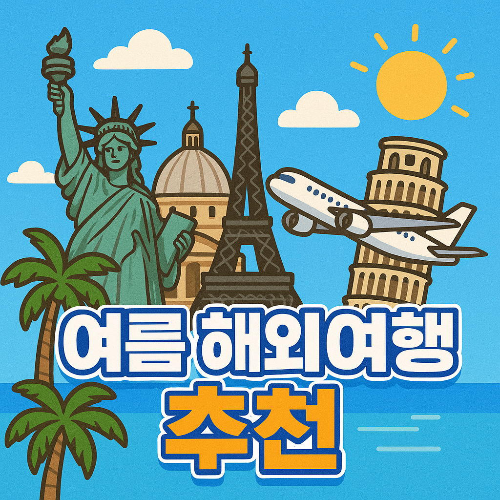 여름 해외여행 추천