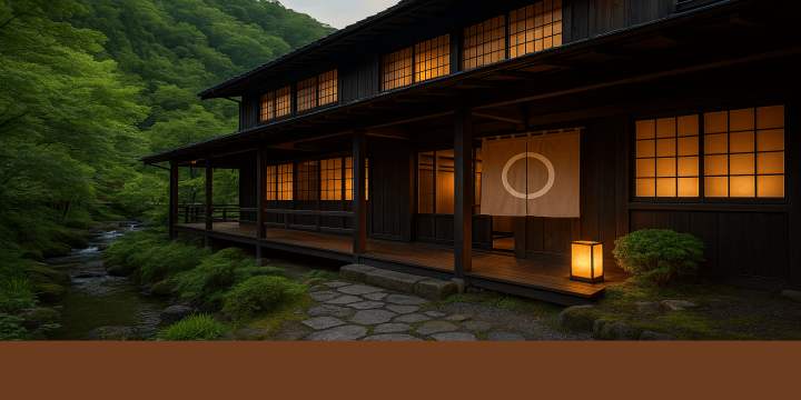 온천을 제공하는 일본풍의 료칸