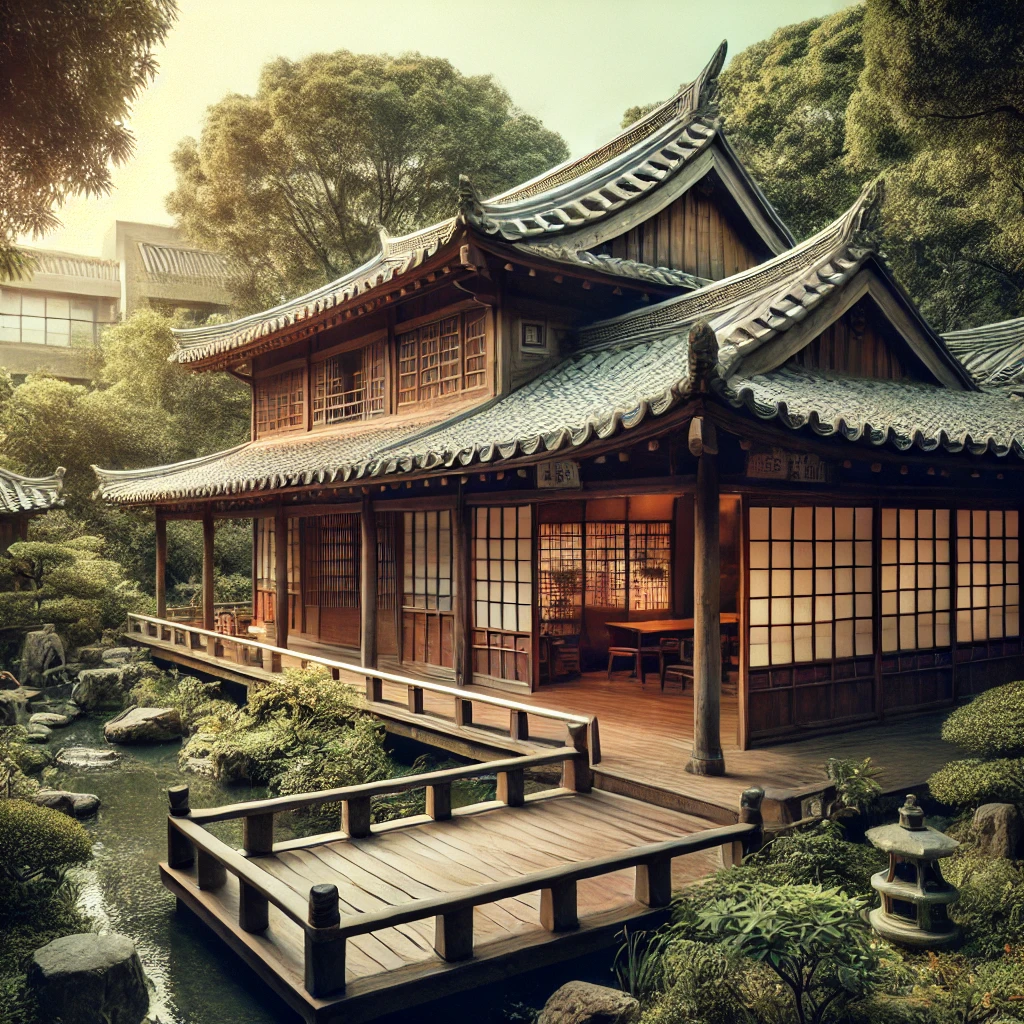 타이난에 남아 있는 일본식 건축물의 모습