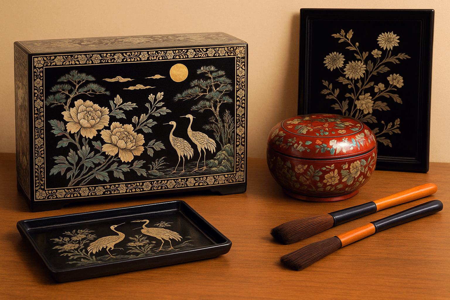 한국전통공예의 정수 나전칠기와 옻칠의 아름다움